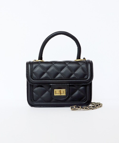 BLUEEAST（ブルーイースト）の「キルティングチェーンショルダーバッグ（ショルダーバッグ・レディース・ブラック/ピンク/パープル・FREE）」の19枚目の写真