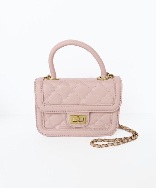 BLUEEAST（ブルーイースト）の「キルティングチェーンショルダーバッグ（ショルダーバッグ・レディース・ブラック/ピンク/パープル・FREE）」の20枚目の写真