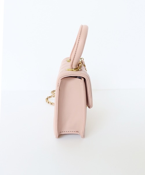 BLUEEAST（ブルーイースト）の「キルティングチェーンショルダーバッグ（ショルダーバッグ・レディース・ブラック/ピンク/パープル・FREE）」の22枚目の写真