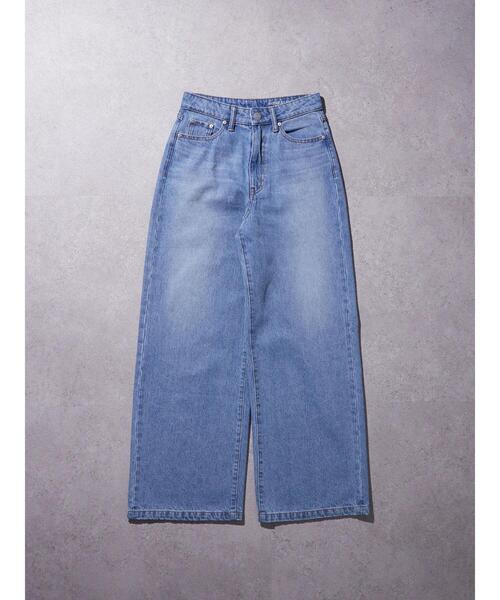 AMERICAN HOLIC(アメリカンホリック)の「【WEB限定】バギーワイドパンツ(+3cm)(デニムパンツ・レディース・ライトインディゴブルー・L/M/S)」の22枚目の写真