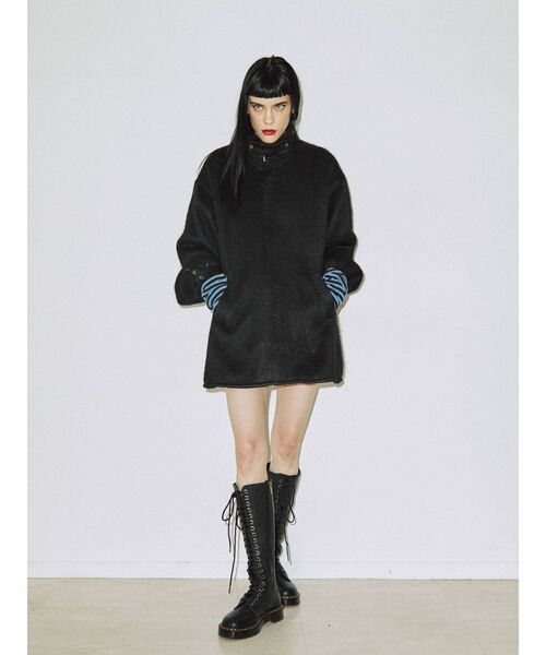 jouetie（ジュエティ）の「フレアスライバーコート（その他アウター・レディース・ライトブルー/ブラック/オフホワイト/グリーン・MEDIUM）」の10枚目の写真