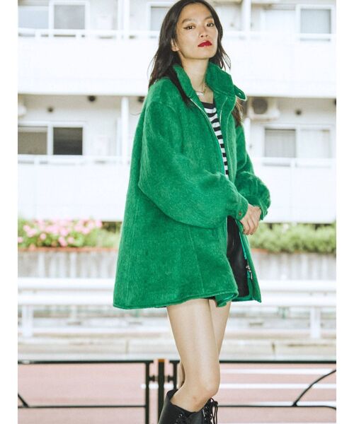 jouetie（ジュエティ）の「フレアスライバーコート（その他アウター・レディース・ライトブルー/ブラック/オフホワイト/グリーン・MEDIUM）」の20枚目の写真