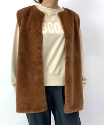 Grand PARK | フェイクファー　ベスト(ベスト)