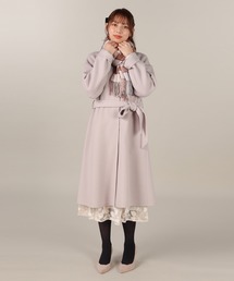 LAISSE PASSE（レッセパッセ）の「ノーカラーリバーコート（ノーカラー