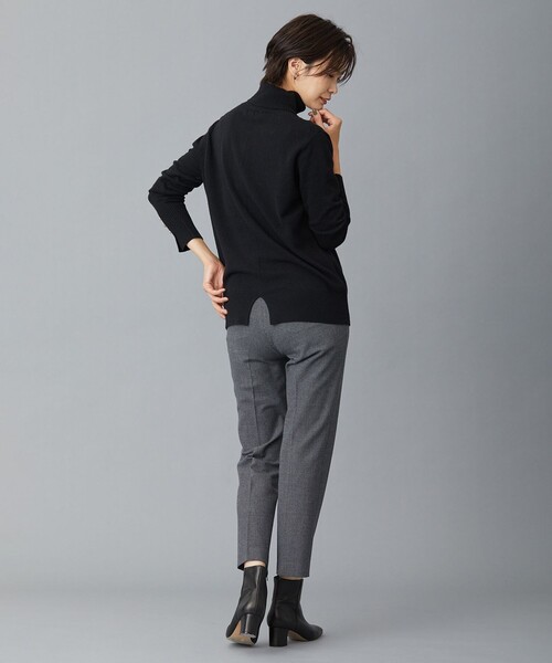 J.PRESS(ジェイプレス)の「【洗える】チェルビックチェック テーパード パンツ(その他パンツ・レディース・ブラウン系3/グレー系3・T15/T17/T13)」の4枚目の写真