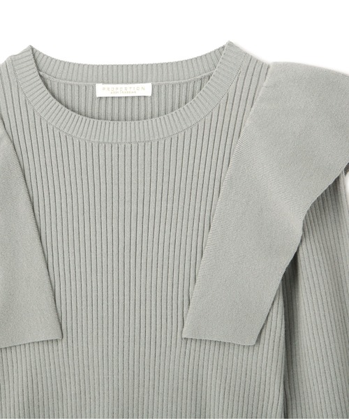 PROPORTION BODY DRESSING(プロポーションボディドレッシング)の「フレアディティールニット / 1212270013(ニット/セーター・レディース・ブラック/ライトグリーン/ホワイト系その他・FREE)」の22枚目の写真