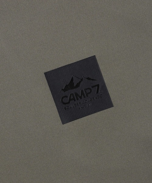 CAMP7（キャンプセブン）の「【CAMP7】スリーブロゴパーカー（パーカー・メンズ・ブラック/オフホワイト/オリーブ/サックスブルー/ケリーグリーン/パープル/フューシャピンク・S/M/L/XL）」の15枚目の写真