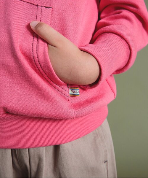 BREEZE（ブリーズ）の「スタンダードパーカー（パーカー・キッズ・ブルー/グリーン/グレー/ピンク/ブラック・100/110/120/130/90/140/80）」の12枚目の写真