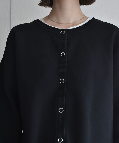 RETRO GIRL（レトロガール）の「カラーポリニットカーデ（カーディガン/ボレロ・レディース・イエロー/ブラック/パープル/オフホワイト/レッド/グリーン・FREE）」の22枚目の写真