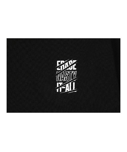 NASTY KICK（ナスティーキック）の「A'GEM/9 × .kom『NASTYKICK/NS+K/ナスティーキック』Bungy Longsleeve/バンジーロングスリーブ（Tシャツ/カットソー・メンズ・ホワイト/ブラック・M/L）」の12枚目の写真