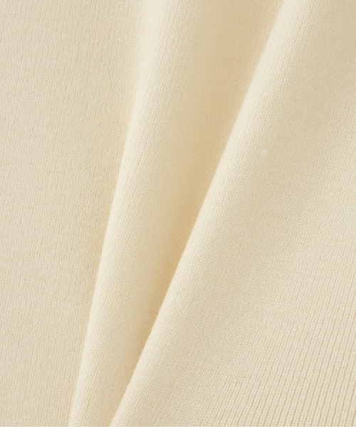 N.（N. Natural Beauty Basic）（エヌエヌナチュラルビューティーベーシック）の「◆カフスボタン総針ニット（ニット/セーター・レディース・オレンジ/ブラック/オフホワイト・MEDIUM）」の21枚目の写真