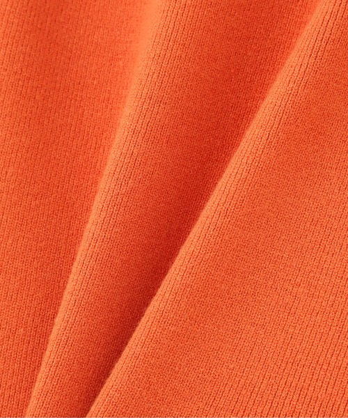 N.（N. Natural Beauty Basic）（エヌエヌナチュラルビューティーベーシック）の「◆カフスボタン総針ニット（ニット/セーター・レディース・オレンジ/ブラック/オフホワイト・MEDIUM）」の19枚目の写真