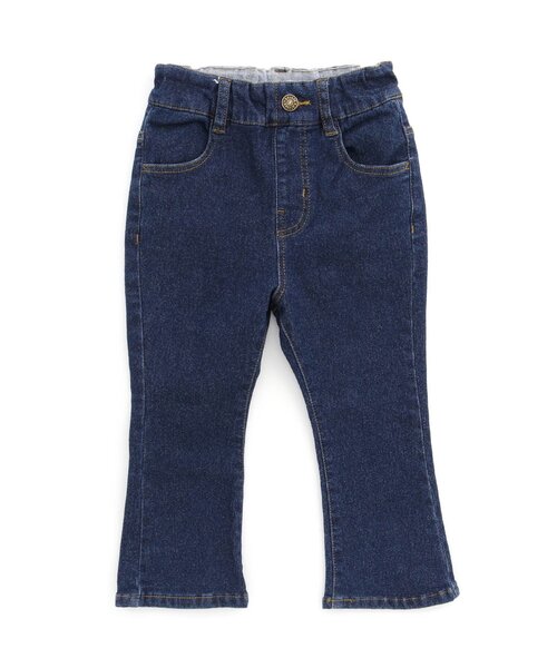 BREEZE（ブリーズ）の「あったかフレアデニムパンツ（その他パンツ・キッズ・ブルー/ネイビー・140/90/110/120/80/100/130）」の3枚目の写真