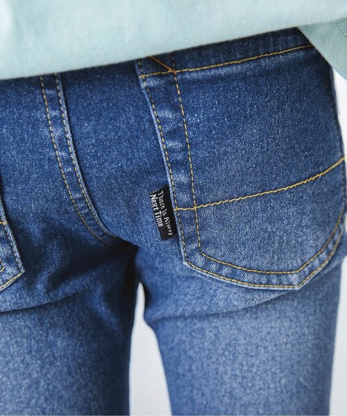 BREEZE（ブリーズ）の「あったかフレアデニムパンツ（その他パンツ・キッズ・ブルー/ネイビー・140/90/110/120/80/100/130）」の7枚目の写真