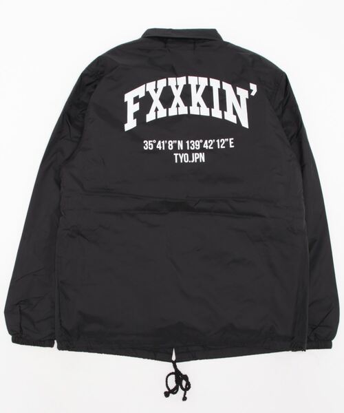 LIBERTY CITY（リバティシティ）の「【LIBERTY CITY/リバティーシティ】 [FXXKIN] 裏ファー・コーチジャケット（ナイロンジャケット・メンズ・ブラック/グレー・2/4/3）」の17枚目の写真