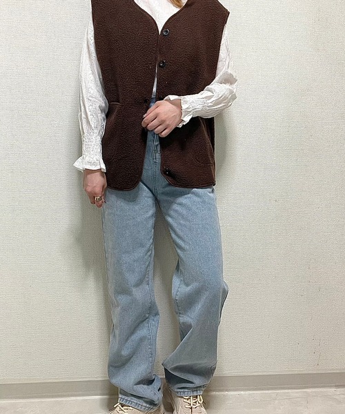 cuorequal（クオレコール）の「レディース カジュアルデニムパンツ（デニムパンツ・レディース・サックスブルー・SMALL/MEDIUM/LARGE）」の5枚目の写真