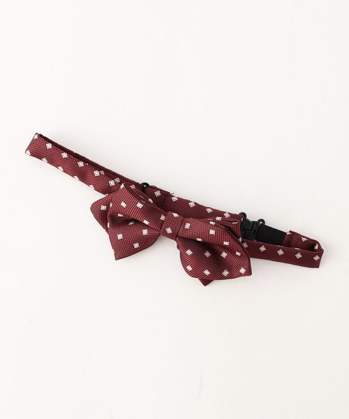 COMME CA ISM（コムサイズム）の「スクエアドット　蝶タイ・スカーフセット（蝶ネクタイ・キッズ・ボルドー/ネイビー・FREE）」の3枚目の写真