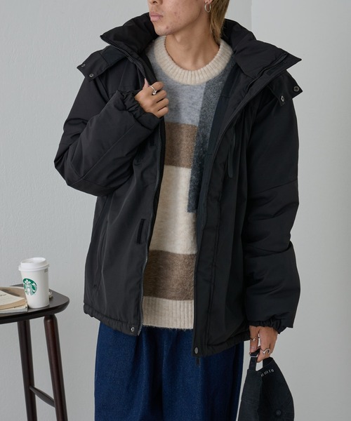 COLONY 2139（コロニートゥーワンスリーナイン）の「撥水キリカエ中綿ジャケット（ダウンベスト・メンズ・ブラック/カーキ/グレー/ベージュ/ネイビー/ホワイト・MEDIUM/LARGE/X-LARGE）」の20枚目の写真