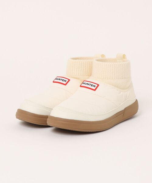 WOMENS IN/OUT PUFFER KNIT BOOT（スリッポン）｜HUNTER