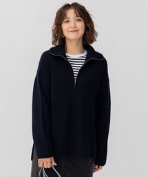 23区（ニジュウサンク）の「【洗える】ウールコード ハーフジップ ニット（ニット/セーター）」