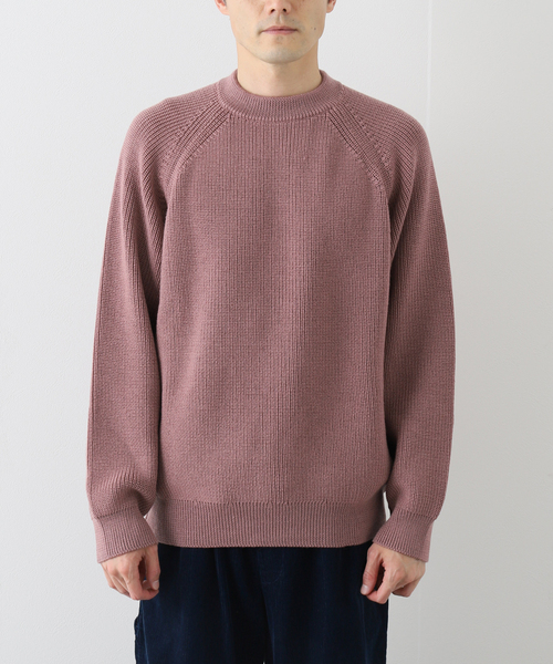 Arpenteur（ アーペントル）の「【ARPENTEUR / アーペントル】 PLANO（ニット/セーター・メンズ・チャコールグレー/ピンク・MEDIUM/LARGE）」の4枚目の写真