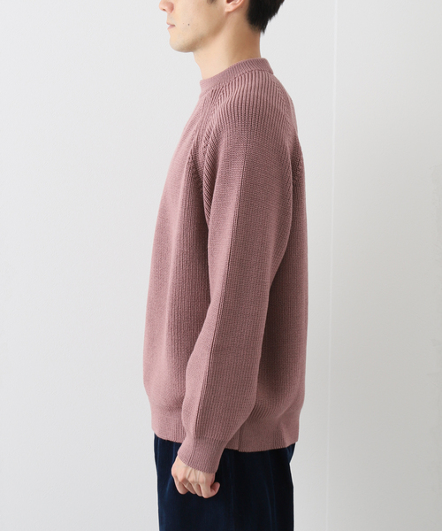 Arpenteur（ アーペントル）の「【ARPENTEUR / アーペントル】 PLANO（ニット/セーター・メンズ・チャコールグレー/ピンク・MEDIUM/LARGE）」の5枚目の写真