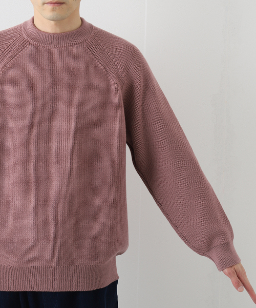 Arpenteur（ アーペントル）の「【ARPENTEUR / アーペントル】 PLANO（ニット/セーター・メンズ・チャコールグレー/ピンク・MEDIUM/LARGE）」の9枚目の写真