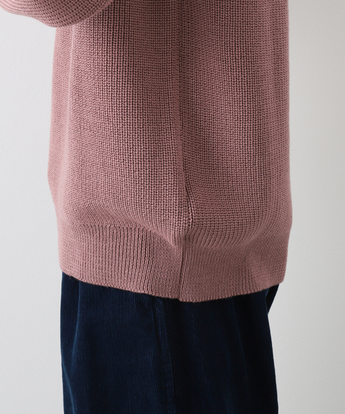 Arpenteur（ アーペントル）の「【ARPENTEUR / アーペントル】 PLANO（ニット/セーター・メンズ・チャコールグレー/ピンク・MEDIUM/LARGE）」の11枚目の写真