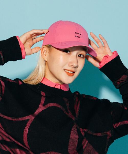 CITEN（シテン）の「＜CITEN＞ワッシャー キャップ（キャップ・レディース・ブラック/ホワイト/ピンク/ロイヤルブルー・FREE）」の4枚目の写真