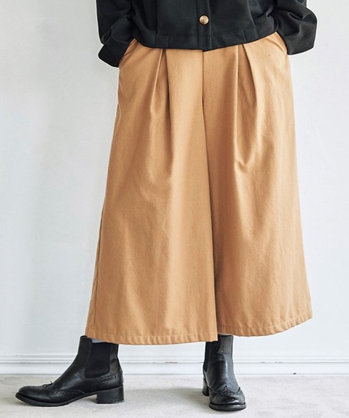 【セール】サニークラウズ ｆｅａｔ． Ｓｈｕｔｔｌｅ Ｎｏｔｅｓ ほっこりキュロパン（その他パンツ）｜Sunny clouds（サニークラウズ）