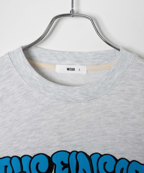 WEGO（ウィゴー）の「WEGO/【2点セット】アクセ付きグラフィックプル