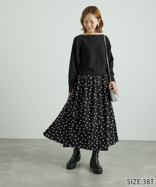 展示品　◇着物リメイク◇  ドッキングワンピース　赤チェック　ベルト付き 展示品 ◇着物リメイク◇ ドッキングワンピース 赤チェック