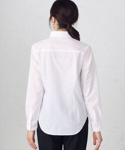 COMME CA ISM（コムサイズム）の「ベーシックシャツ（シャツ/ブラウス・レディース・ホワイト・SMALL/MEDIUM/LARGE）」の6枚目の写真