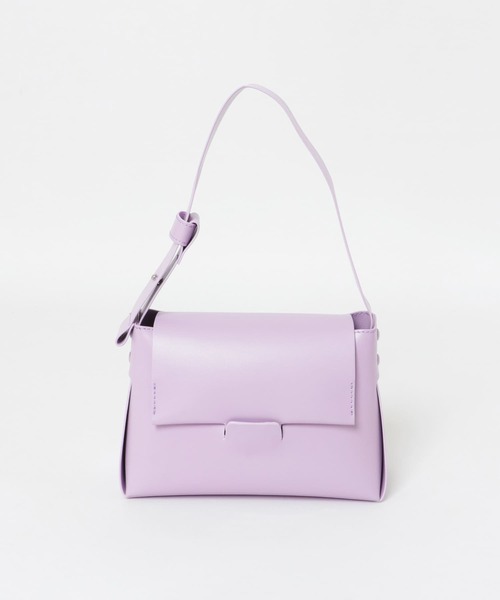 URBAN RESEARCH ROSSO（アーバンリサーチロッソ）の「フロントクリップハンドバッグ（ハンドバッグ・レディース・パープル/オフホワイト/グリーン系その他・-）」の15枚目の写真