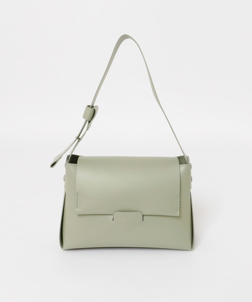 URBAN RESEARCH ROSSO（アーバンリサーチロッソ）の「フロントクリップハンドバッグ（ハンドバッグ・レディース・パープル/オフホワイト/グリーン系その他・-）」の16枚目の写真