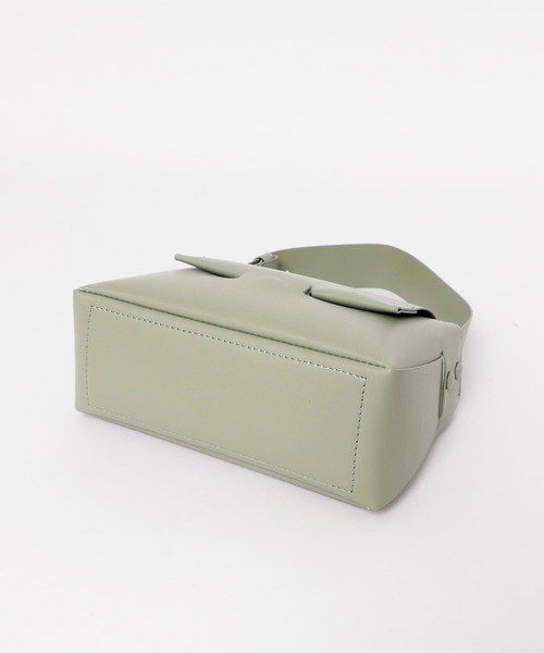 URBAN RESEARCH ROSSO（アーバンリサーチロッソ）の「フロントクリップハンドバッグ（ハンドバッグ・レディース・パープル/オフホワイト/グリーン系その他・-）」の19枚目の写真