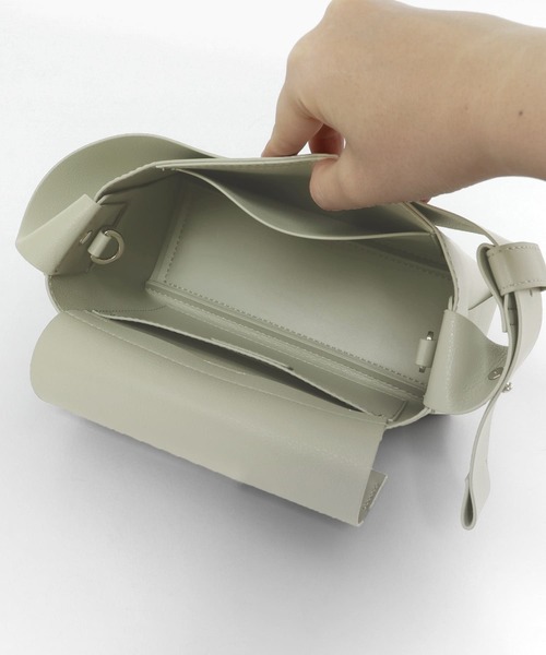 URBAN RESEARCH ROSSO（アーバンリサーチロッソ）の「フロントクリップハンドバッグ（ハンドバッグ・レディース・パープル/オフホワイト/グリーン系その他・-）」の20枚目の写真
