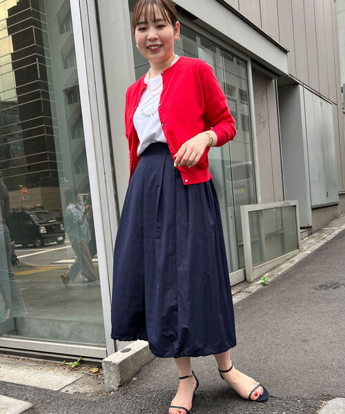 NOLLEY’S(ノーリーズ)の「◇【WEB限定】2WAYバルーンタフタスカート(スカート・レディース・オフホワイト/ブラック/ベージュ/ネイビー・38/36)」の13枚目の写真