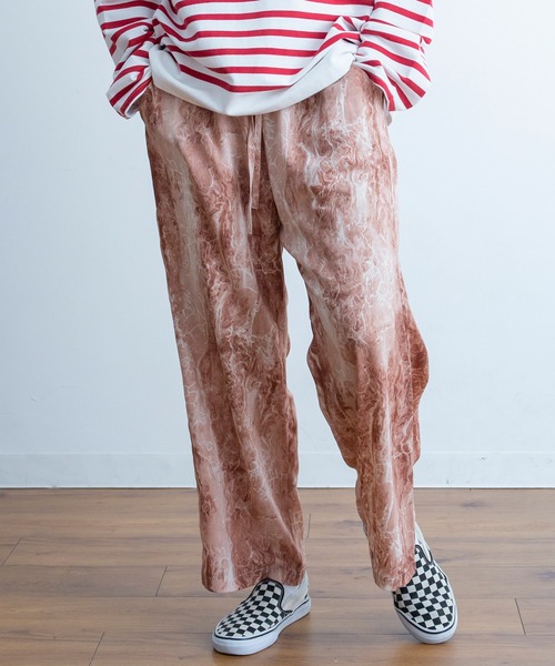 AUG(オーグ)の「AUG リラックス 柄 パンツ(その他パンツ・レディース・レッド系その他/ブラウン系その他/ベージュ系その他/グリーン系その他/ブルー系その他/ブラック系その他・FREE)」の6枚目の写真