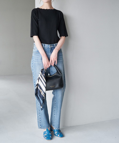 ROPE' PICNIC（ロペピクニック）の「ヒールアップグルカサンダル（サンダル・レディース・ブルー/ブラック/キナリ・24.5cm/23.0cm/24.0cm/23.5cm）」の17枚目の写真