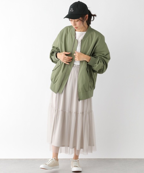 LEPSIM(レプシィム)の「キリカエチュールスカート 185047(スカート・レディース・ブラック/グレー・FREE)」の11枚目の写真