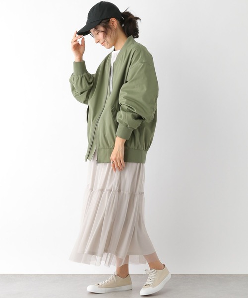 LEPSIM(レプシィム)の「キリカエチュールスカート 185047(スカート・レディース・ブラック/グレー・FREE)」の5枚目の写真