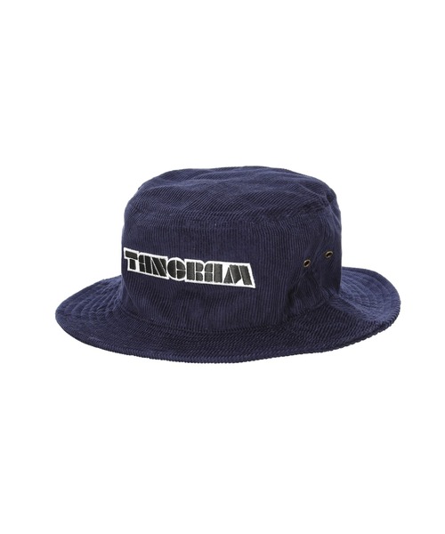TANGRAM（タングラム）の「BASIC LOGO WAPPEN CORDUROY BUCKET HAT（ハット・メンズ・バーガンディー/タン/ダークグリーン/ホワイト/ネイビー/ダークグレー・S/M/L/XL）」の5枚目の写真