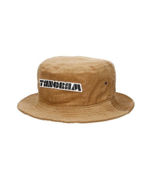 TANGRAM（タングラム）の「BASIC LOGO WAPPEN CORDUROY BUCKET HAT（ハット・メンズ・バーガンディー/タン/ダークグリーン/ホワイト/ネイビー/ダークグレー・S/M/L/XL）」の3枚目の写真