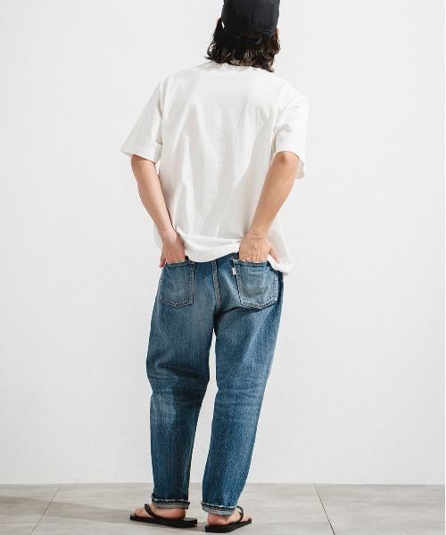 OFFSHORE（オフショア）の「【コラボ商品】OS×U-SKE POCKET TEE/オフショア×ユースケ ポケットティーシャツ（Tシャツ/カットソー・メンズ・ホワイト/ピンク・S/M/L/XL）」の5枚目の写真
