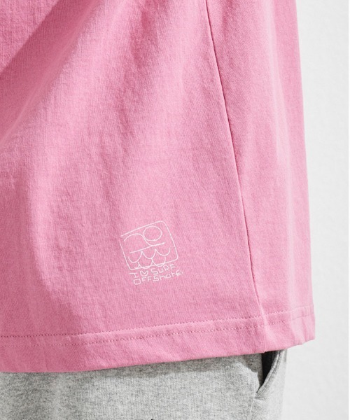 OFFSHORE（オフショア）の「【コラボ商品】OS×U-SKE POCKET TEE/オフショア×ユースケ ポケットティーシャツ（Tシャツ/カットソー・メンズ・ホワイト/ピンク・S/M/L/XL）」の12枚目の写真