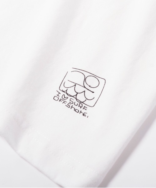OFFSHORE（オフショア）の「【コラボ商品】OS×U-SKE POCKET TEE/オフショア×ユースケ ポケットティーシャツ（Tシャツ/カットソー・メンズ・ホワイト/ピンク・S/M/L/XL）」の19枚目の写真