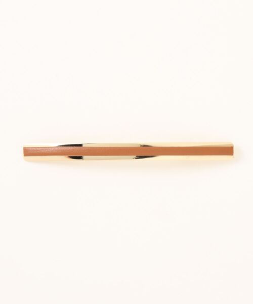 Gready Brilliant（グレディブリリアン）の「レザーメタルバレッタ（バレッタ/ヘアクリップ・レディース・キャメル/ブラック・FREE）」の11枚目の写真