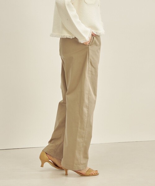 TICCA（ティッカ）の「【SHIPS別注】TICCA:〈手洗い可能〉カーヴィー チノ パンツ ◇（チノパンツ・レディース・ベージュ・36/38）」の17枚目の写真