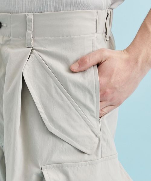 CITY TOKYO（シティトウキョウ）の「ソロテックスカーゴスノーパンツ（カーゴパンツ・メンズ・ブラック/グレー・1/2）」の14枚目の写真